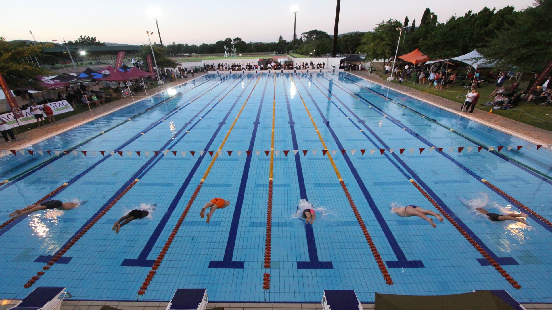 Stage de natation Sport'n go à Stellenbosch en Afrique du sud - Piscine extérieure Olympique 50m 