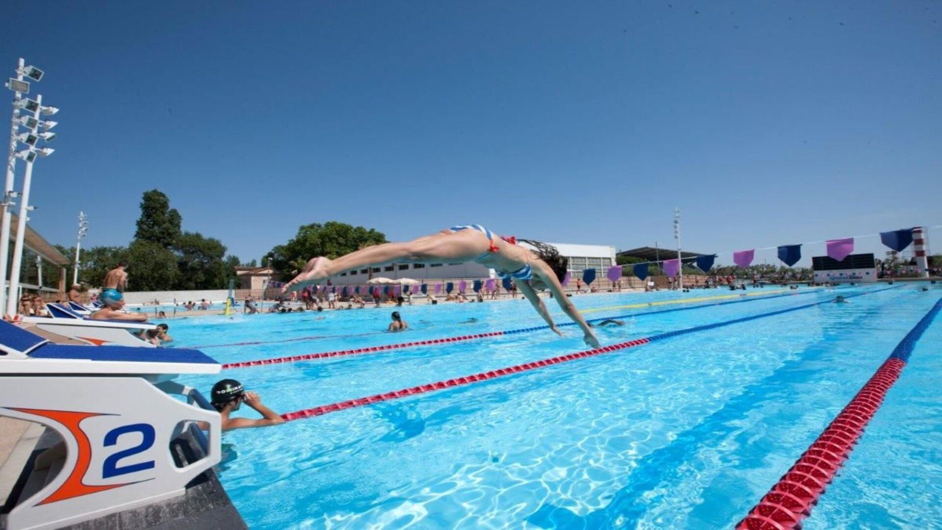 stage de natation à Cannes piscine