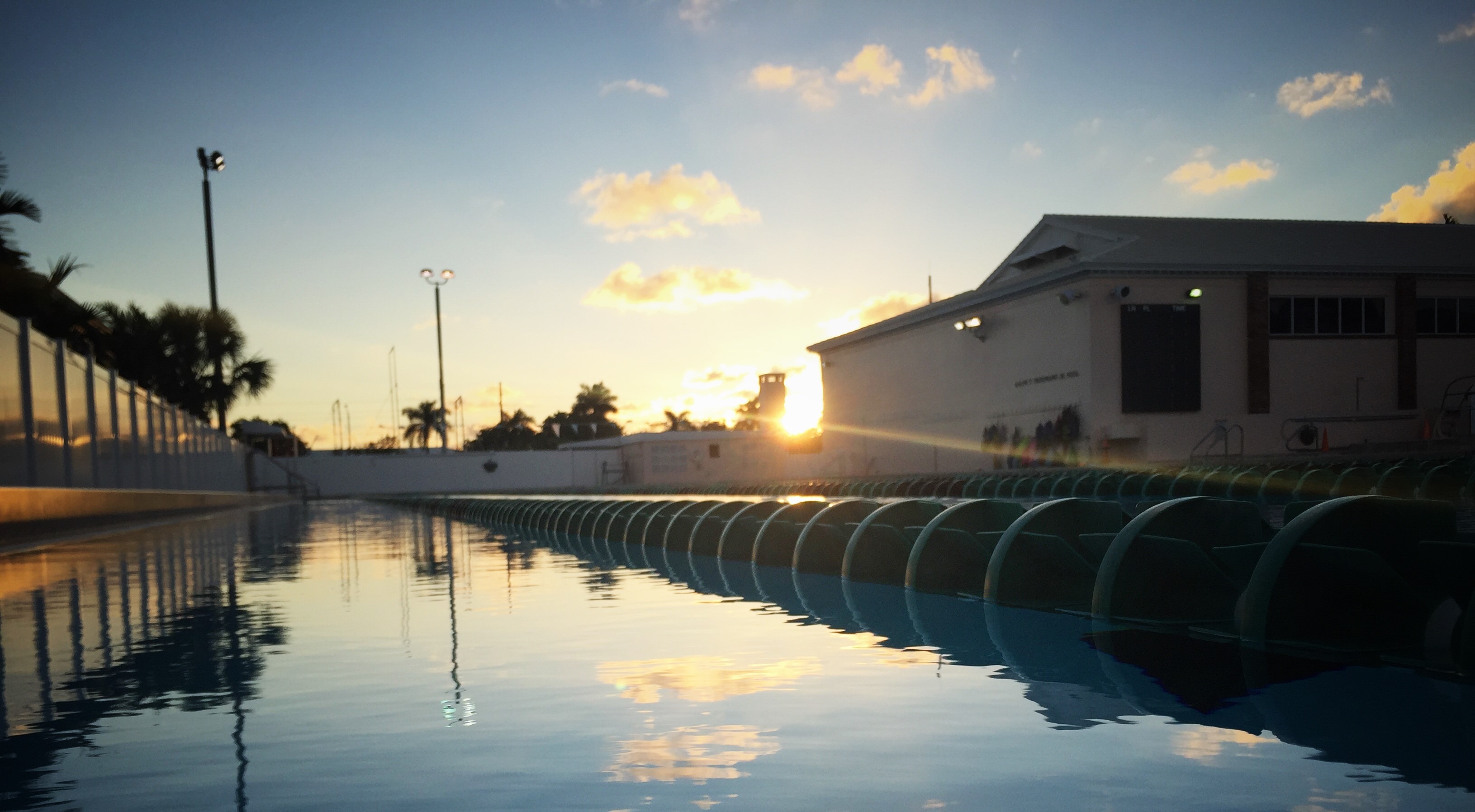 Stage de à natation à Pinecrest aux USA - Piscine extérieure découverte Olympique 50m 