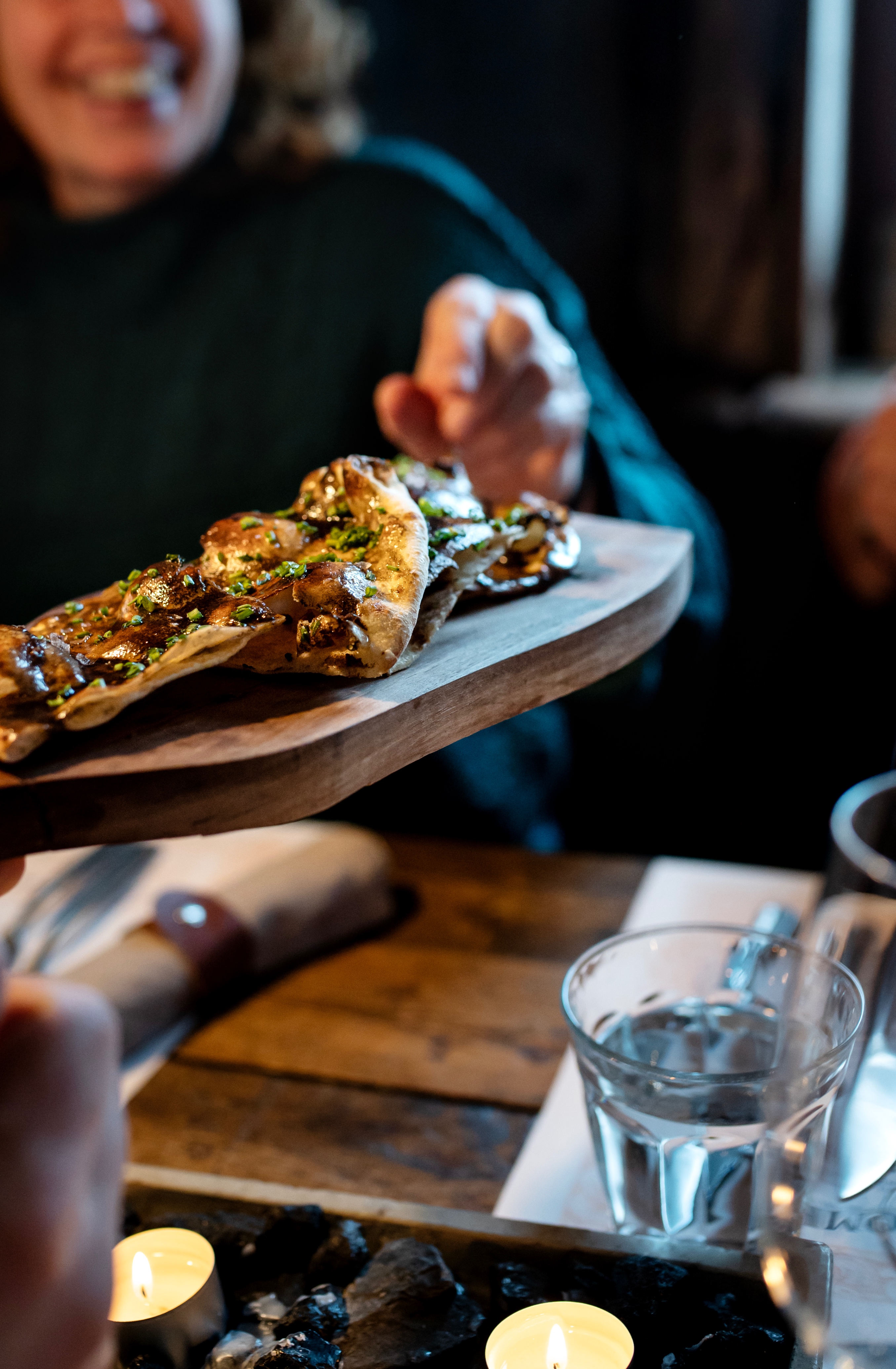 Fine dining experience in an old mine storage