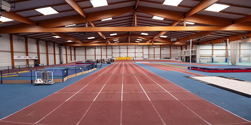 Stage d'athlétisme à Reims hall intérieur 2