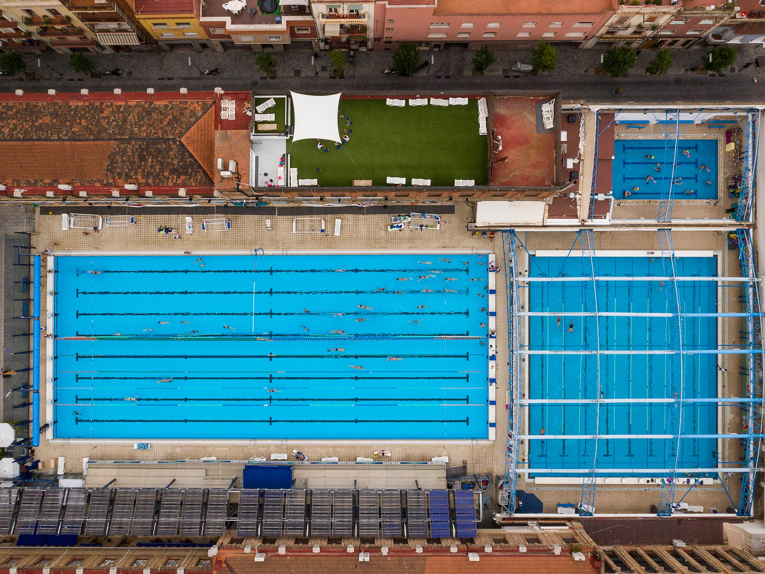 Stage de natation Sport'n GO à Barcelone - Piscine Olympique 50m découverte